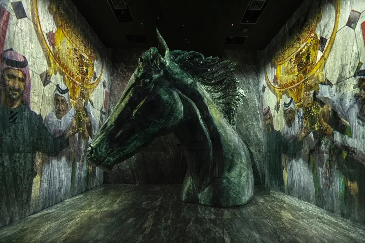 Horse statue