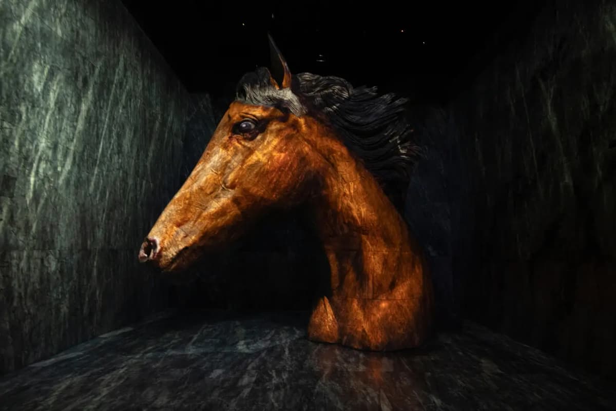 Horse statue
