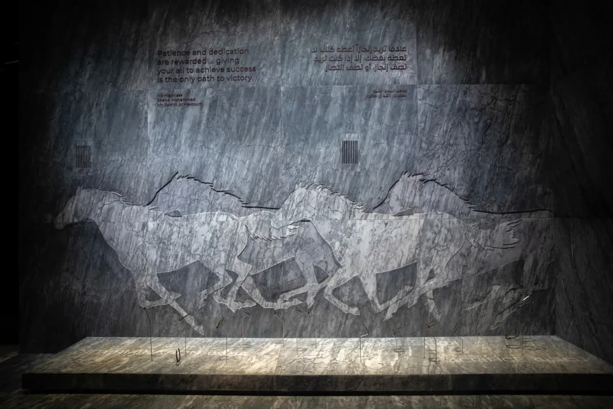 Horses mural